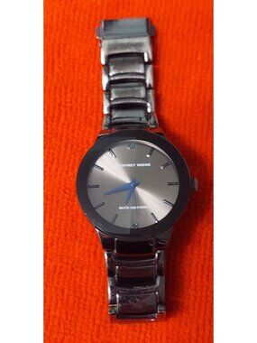 Geoffrey Beene Blue Sapphire Analog Watch With Metal Bracelet Band 1222